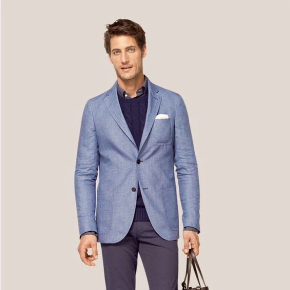 CAROLINA HERRERA Tropical Cotton Unlined Blazer
